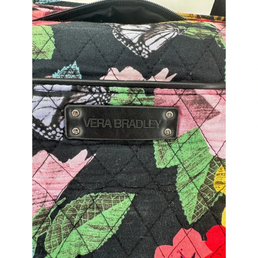 Vera Bradley Keep Charged Triple Compartment Bag, HAVANA ROSE - RARE